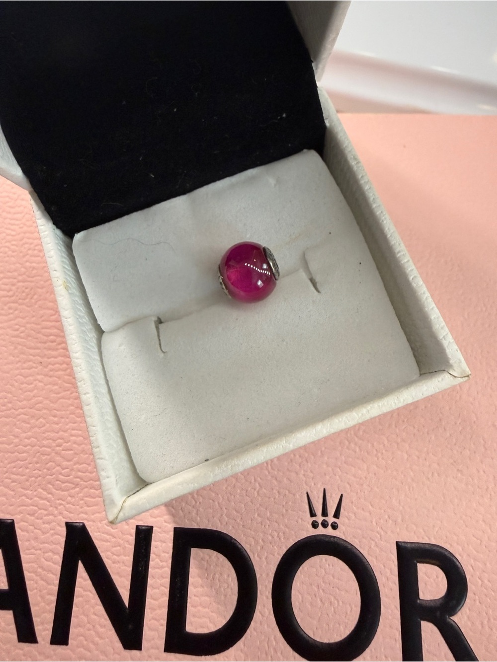 Retired pandora Essence Passion Pink Charm